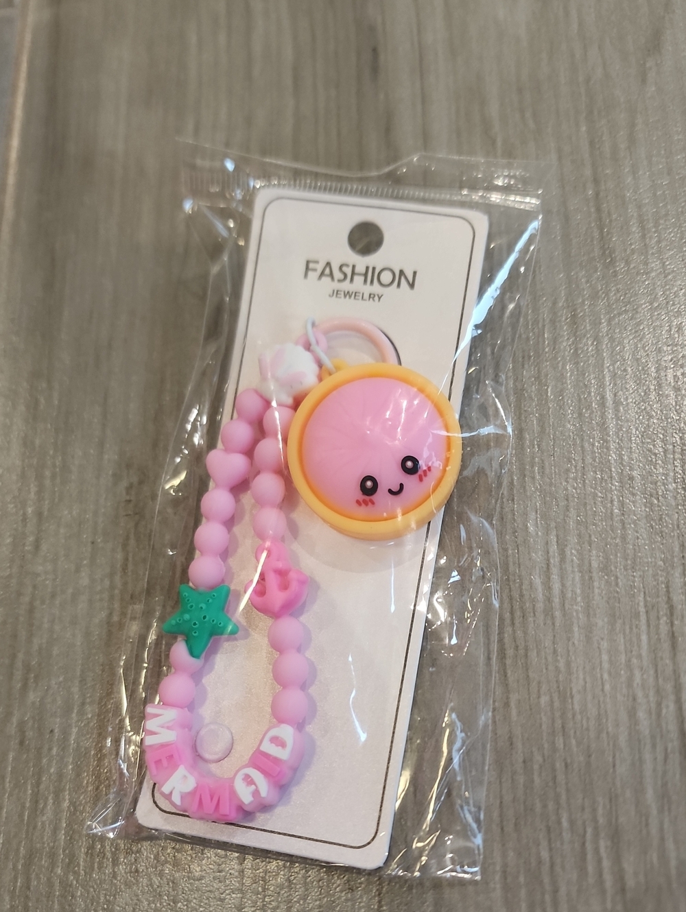 NWT Squishy Mini Dumpling Beach Theme Keychain/Charm